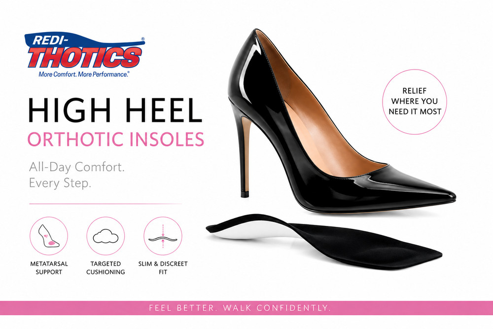 Redi-Thotics Executive Dress Orthotics High Heels RT0820 Size AA Women 5-5.5