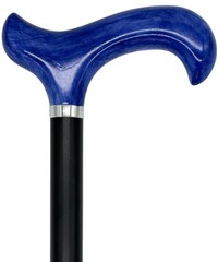 Tall Adjustable Classy Cane in Blue 29″ to 39″