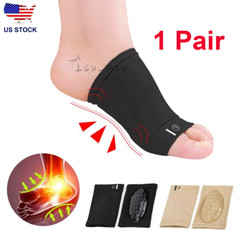 Arch Support Gel Pad Compression Support Sleeves Plantar Fasciitis Foot Relief