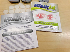 Walk Fit Platinum INSERTS ONLY Massage Med & High Size C Male 6-6.5 Female 7-7.5