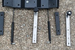 PERMOBIL C500 REAR SEAT METAL REST W SPRINGS – GOOD SHAPE- AS PICTURED 516C2