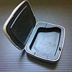 Genuine Resound Hearing Aid Case Protective Container Grey Silver 3.75″Lx3″W