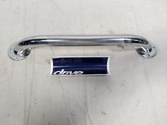 Drive Chrome Finish Knurled Steel Wall Grab Bar 16″