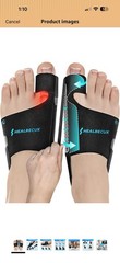 Gel Bunion Corrector Foot Brace Adjustable Non-Slip M/W
