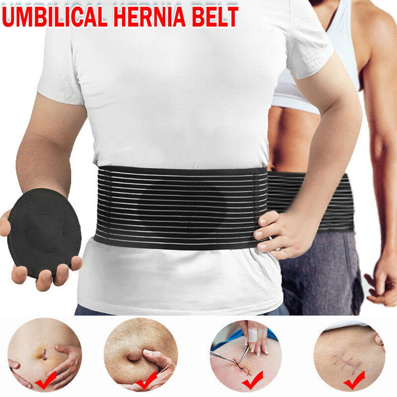 Umbilical Navel Hernia Belt Abdominal Support Binder with pad for Men and Women