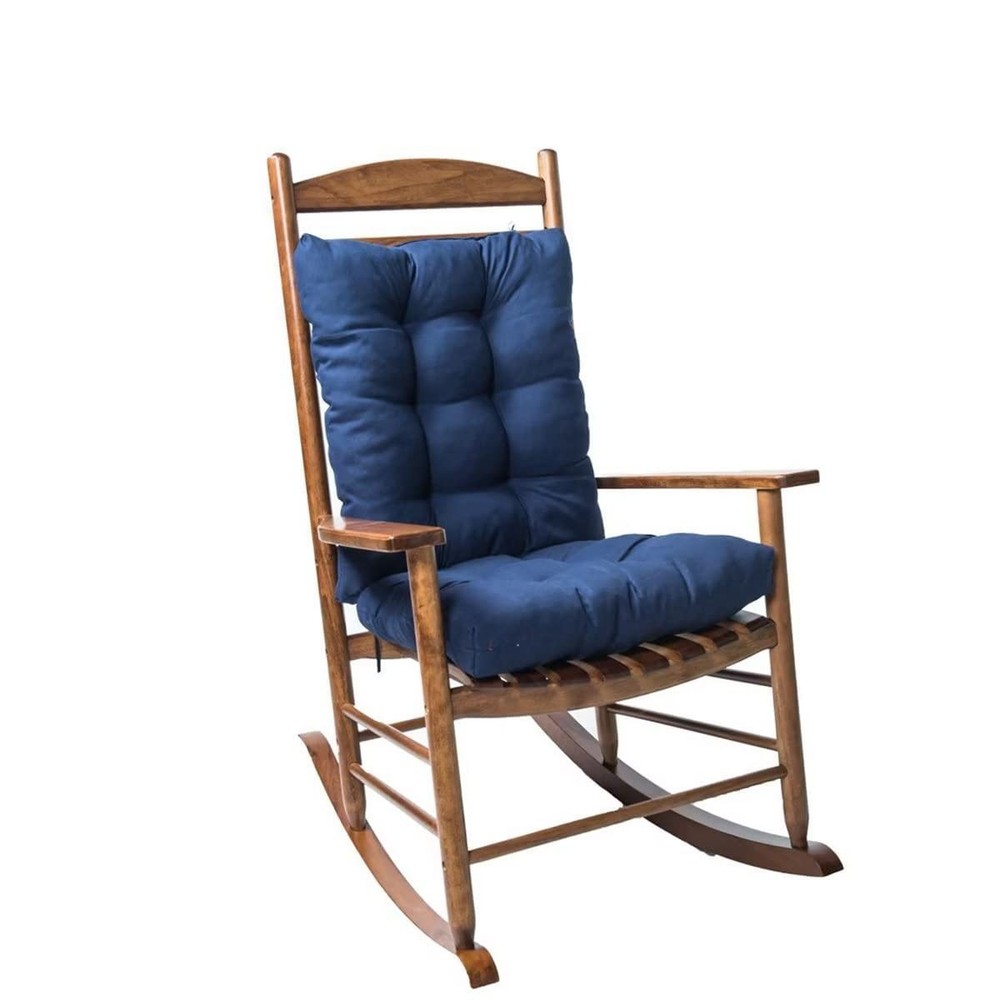 TESICA 1 Pack Patio Chair 17 inches x 21 x 3 inches, Navy Blue
