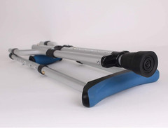 Muletas axilares aluminio plegables ligeras ajustables adultos cómodas