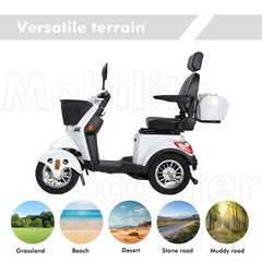 Powerful Electric Mobility Scooter 800W 60V 20A Motor 500LBS Weight Capacity