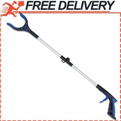 RMS 34 Inch Extra Long Reacher Grabber – Foldable Gripper and Reaching Tool with