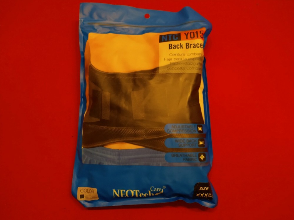 Neotech Care Back Brace for Men Adjustable Size XXX Large