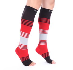 Doc Miller Open Toe Socks Compression Stockings 20-30mmHG Relieve Varicose Pain