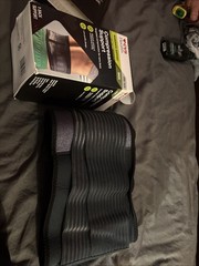 CVS Health Moderate Back Compression Support Brace Low-Profile, One Size Black