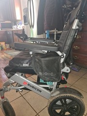 Used ( 1 year) Rubicon DX11 (Model7) Electric Wheelchair, Black, Good Condition