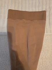 Sigvaris. 30-40 mmHg Open Toe Full Length Compression Stocking. Beige Size M4 OT