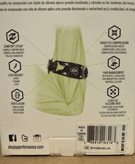 DonJoy Unisex Performance Silicone Tennis/Golf Elbow Strap L/XL Tendonitis
