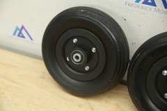 PAIR 7″ x 2″ Caster Wheels Tires for Quickie Power Chairs Pulse 6 5 Q500M Q300M