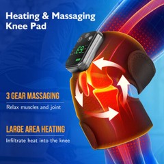 Heated Shoulder Massager with Vibration Massage Brace Joint Pain Relief Electric