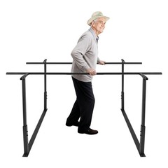 Walking Assist Bar Height & Width Adjustable Walking Assist Bar 200kg/440.92 lbs