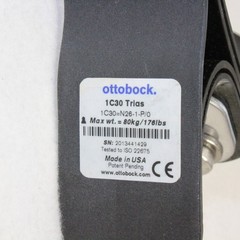 OTTOBOCK TRIAS 1C30 CARBON SOFT ROLLOVER PROSTHETIC FOOT~ Sz 26 Cat 1 RIGHT/LEFT