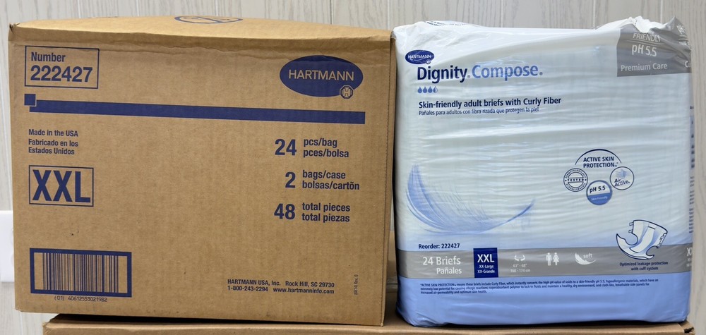 Hartmann 222427 XXL Dignity Compose Briefs 63″ – 68″ (2/24)