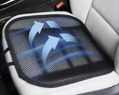 Summer Cool 3D Air Mesh Breathable Vented Car Seat Cushion Pad,Universal Auto…