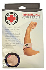 Elbow Strap / Support / Brace for Tennis & Golfer’s Elbow – Left & Right Arms