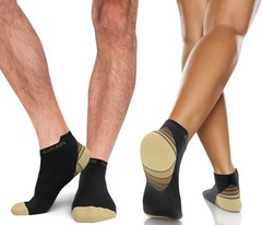 Physix Gear Unisex Compression Ankle Socks – Boost Circulation & Reduce Swelling