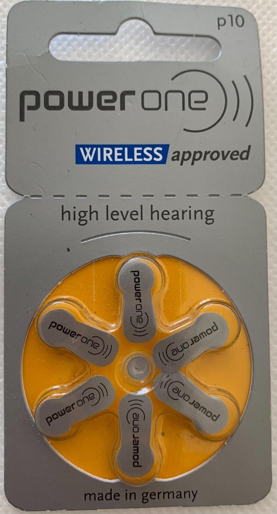 NEW Genuine Power One P10 1.45V Hearing Aid PR70 Batteries EXP. 9/2024