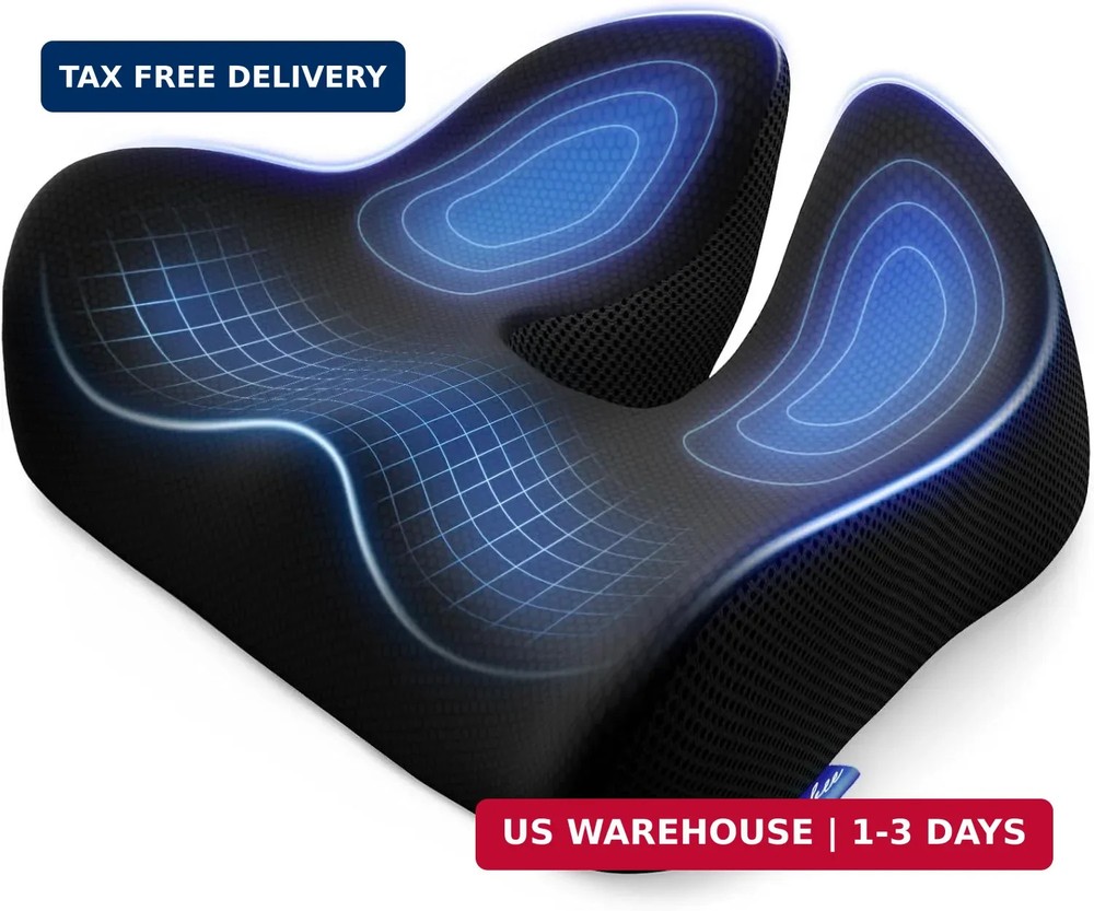 ZIKEE 6″ Thickened Donut Pillow Seat Cushion for Hemorrhoid Pain Relief | Ergono