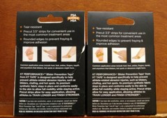 KT Tape Blister Prevention Tape Precut 3.5″ Performance – 30 Strips ×2