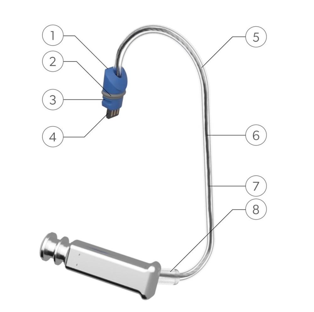 Connexx Signia MiniReceiver 3.0 Hearing Aid Right Ear Medium Size 5