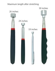 Telescoping Magnetic Pickup Tool 20lb 10lb 5lb 1.5lb Extends Metal Stick 4 Pack