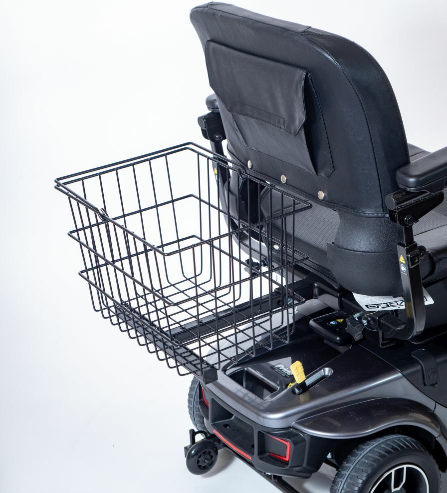 Rear Basket Accessory for Pride Mobility Scooter Sturdy Center-Support OPEN BOX