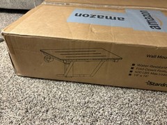 STARDRIX ADA FOLDING SHOWER SEAT 18X16 WALL MOUNT BENCH 400LB WHITE NEW