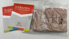 Lot Of 2 Therafirm Light Support Knee High Natural Stockings XL 10-15mmHg NEW!!