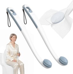 Toilet Aids for Wiping Bottom for Elderly & Limited Mobility – 16.5″ Ergonomi…