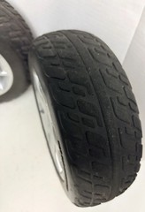 Pride Mobility Victory 10 Front Wheels Tires Pair with Hubcaps – Primo 10.4×3.6