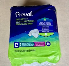 Prevail Daily Briefs Size A Bariatric Ultimate Absorbency 12 Ct