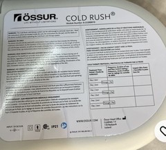 B-232000012 Cold RushTherapy Machine IncludesPads as shown in the pictures