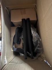 Folding Rollator Walker With Footrest Black Read Description