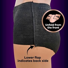 Always Discreet Underwear S/M Black 12 Ct Incontinence Leak Protection