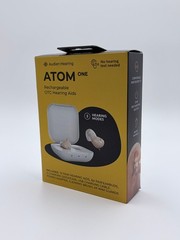 Audien Hearing ATOM One Wireless Rechargeable OTC Hearing AIDS (NEW SEALED)
