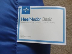 2 Medline Basic Heel Protectors Standard Size (1 Pair) Exc Cond Used only once
