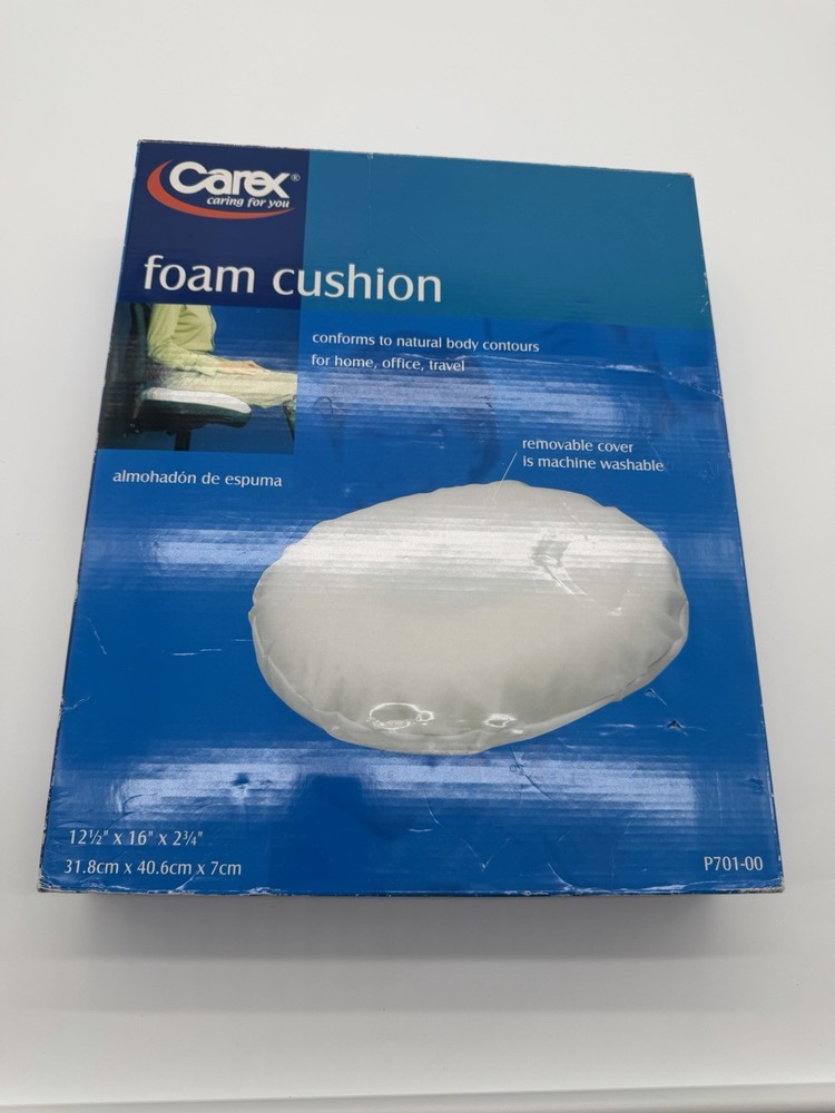 Carex Foam Cushion Removable Cover Seat Cushion