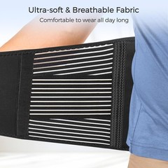 Durable Back Belt with Silicone Anti-Skid Bands
