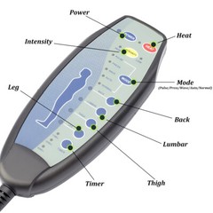 8 Female Pin Remote F/ Massage Power Lift Recliner Chair Hand Controller W/ Heat