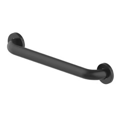 18 In. X 1-1/2 In. Concealed Screw ADA Compliant Grab Bar in Matte Black