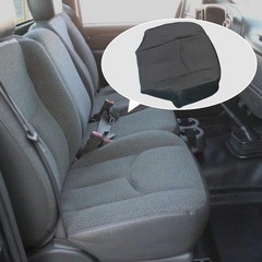Cloth Dark Gray Driver Side Bottom Seat Cover Compatible with Dark Pewter Gray