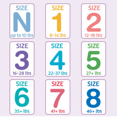 Parent’s Choice Dry & Gentle Diapers Size 8, 64 Count (Select for More Options)