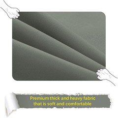 10 Size Patio Chair Seat Covers , Windproof, Water Resistant Patio Cushion Slip